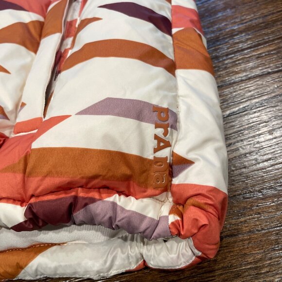 NWT Prana Women's Sz XL Hellebore Jacket Rose Hips Down Puffer Coat Hooded Geo - Picture 10 of 12